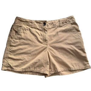 Reitmans Beige Cargo Shorts Size 13 Casual Streetwear Utility Cotton Summer